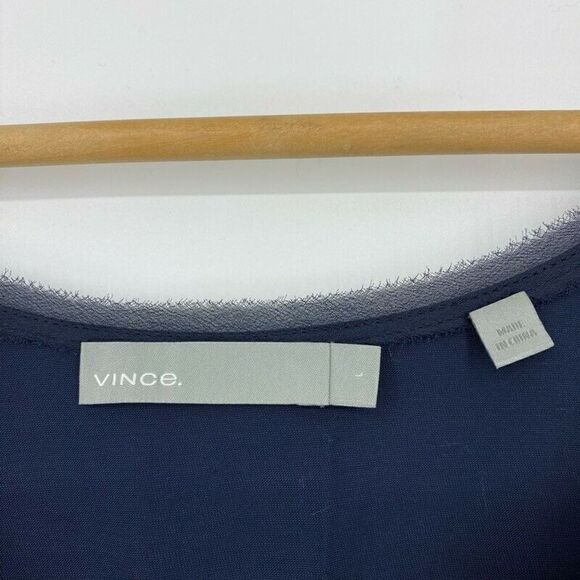 Vince Tank Top Unfinished Edge Scoop - Picture 5 of 7